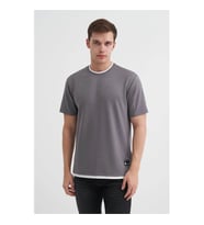Cazador Regular Fit Koyu Gri Erkek T-Shirt 40030