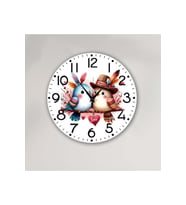 bilge Tasarım Çocuk odası Duvar Saati 30 x 30 CM (Karışık)