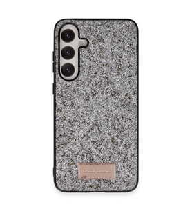 Samsung Galaxy A55 5g Bright Simli Kapak - Gümüş