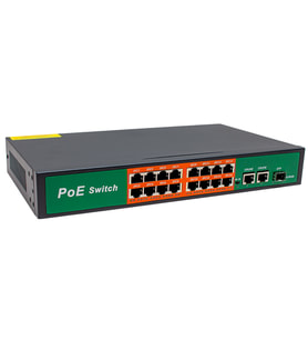 Powermaster POE16FE+2GE+1SFP 300W 10 100 1000 MBPS Gigabit Ethernet Switch Poe 16 Port