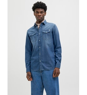JJESHERIDAN SHIRT L/S NOOS Blue Denim