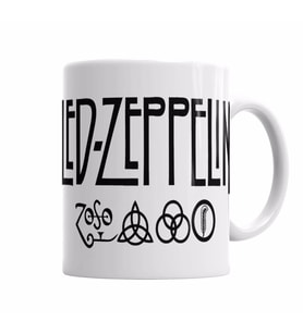 Led Zeppelin   Deep Purple Kupa Bardak Porselen