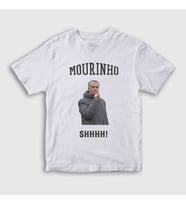 Presmono Unisex Çocuk Beyaz SHHHH Jose Mourinho T-Shirt 429687tt (Beyaz)