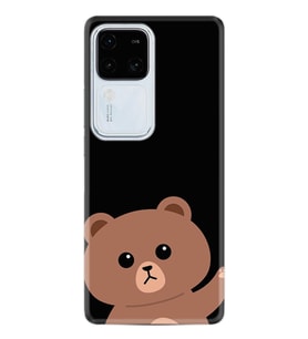 Vivo V30 Kılıf Desenli Silikon Platinium Series Hello Bear 1905