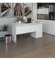 Kenzlife ofis masası yoko ono byz sol 75*160*80 kilitli kapaklı dolap eşkenar bilgisayar çalışma masası (Karışık)