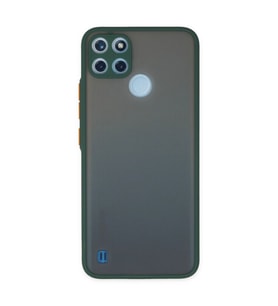 Realme C21y Kılıf Montreal Silikon Kapak - Yeşil