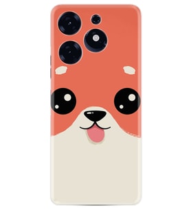 Tecno Spark 10 Pro Kılıf Silikon Desen Özel Seri Sevimli Köpek 1731