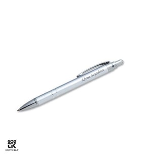 Kişiye Özel Beyaz ve Gümüş Renk Metal Tükenmez Kalem GDTK-904124