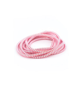 SPELT Şarj Aleti Kablosu Kablo Kordon Koruyucu Spiral Sarma Kılıf Koruma Rose Gold Shine