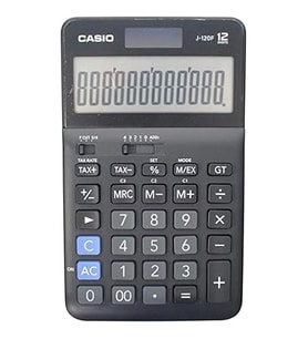 Casio J-120F 12 Hane Masa Üstü Hesap Makinesi