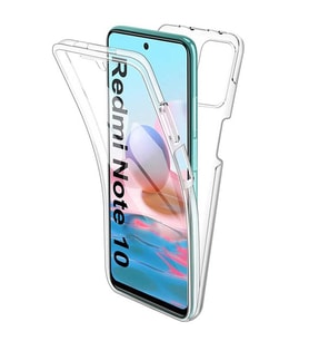 Xiaomi Redmi Note 10 360 Kılıf Şeffaf Ön Arka Korumalı Silikon