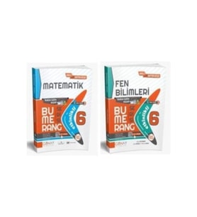 Günay Yayıncılık Günay Yayınları 6. Sınıf Matematik Fen Bilimleri Bumerang Etkinlikli (Çok Renkli)