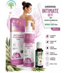 Moonlife - İntim Temizlik Jeli 200 Ml (pH 4.2) & Softem Niaouli Yağı 20 ml