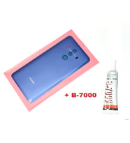Tkgz Huawei Uyumlu MATE 10 Pro Arka Pil Batarya Kapağı (CAM+B-7000) MAVİ