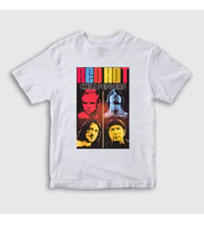 Presmono Unisex Çocuk Beyaz Band Red Hot Chili Peppers T-Shirt 107049tt (Beyaz)