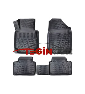 Kia Ceed  2014 3D Havuzlu Paspas Siyah (Karışık)