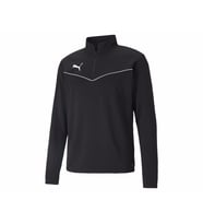 Puma Teamrise 1 4 Zip Top Erkek Futbol Antrenman Uzun Kollu Tişört 65739403 Siyah