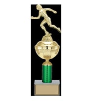 ODAK KUPA - Figürlü Kupalar - Atletizm Kadın Figürlü Kupalar FG-049 C - 38 cm