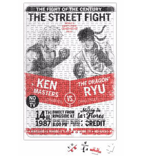 Street Fighter The Street Fight Puzzle 240 Parça Yapboz