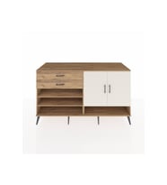 Kronos Konsol 4 Raflı 2 Çekmeceli 2 Kapaklı 176x59x99 Çam-Aytaşı/Çam