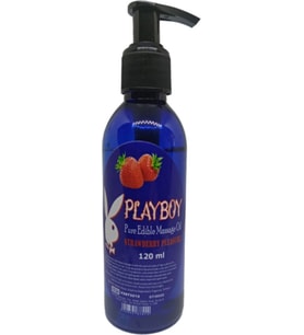 Playboy Pure Edible Massage Oil 120ml Çilek Aromalı Masaj Yağı