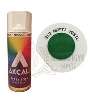 Akçalı Akrilik Sprey Boya NEFTİ YEŞİL 400 ml - RAL6002 - 312
