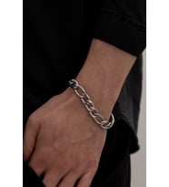 Erkek Figaro Çelik Bileklik 10 mm Kalın Model 4125789654kl4