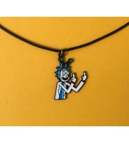 Rick Dizi Film Suni Deri İpli Renkli Unisex Metal Kolye PYTKKT117