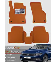 Volkswagen Passat B8 (2015-2019) Uyumlu EVA Paspas Tam Set–Araca Özel,Su Geçirmez,Hızlı Montaj