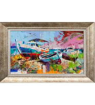 GÜMÜŞ ÇERÇEVELİ TABLO N1243