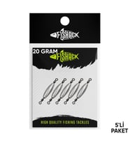 Çift Taraflı Fırdöndülü Kurşun - Fishack - 20 Gram (5'li)