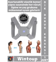 #Korse Akıllı Şarjlı Ortopedik Kamburluk Önleyici Sırt Destek Sensörlü Titreşimli Dik Duruş Korsesi