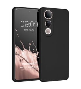 Microsonic Matte Silicone Vivo V50 Lite 4G Kılıf Siyah