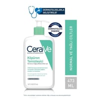 Cerave Köpüren Temizleyici Seramid & Hyaluronik Asit Normal & Yağlı Ciltler Yüz Vücut 473 ml