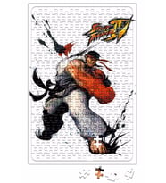 Ryu Street Fighter Puzzle 240 Parça Yapboz