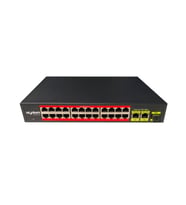 POE-2421SFP-300W 24 PORT 10/100+2X GIGABIT UPLINK +1XSFP RACKMOUNT SWITCH (REALTEK CHIPSET)