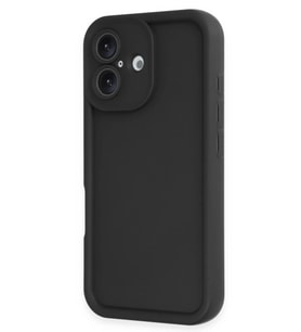 Newface Apple iPhone 16 Kılıf Viera Silikon - Siyah