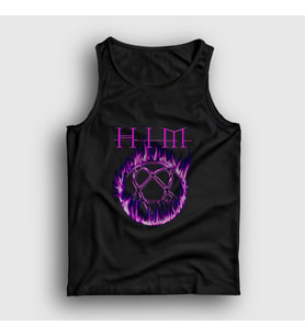 Presmono Unisex Siyah Flames Logo Him Atlet 80498tt