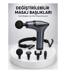 Mey İthalat® AKTÜEL 3in1 Taşınabilir Şarjlı Titreşimli Masaj Cihazı Çok Fonksiyonlu Yeni Nesil