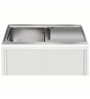 Electrolux Professional TVI60/50D 1 Evyeli Üst Tabla,damlalık Solda-1200mm ,855235