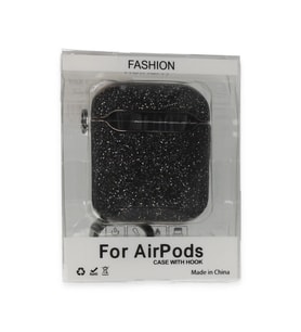 Apple Airpods 2 (2.nesil) Spell Simli Kılıf - Siyah