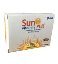 Sun Vitamin Plus Vitamin D3 İçeren Takviye Edici Gıda 60 Kapsül