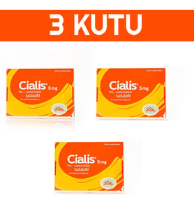 C_ia Lis 5mg 28 Tablet, 3 KUTU Orjinal Gü.ç.lendirici