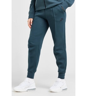 Nike Sportswear Tech Fleece Standart Fit Mid Rise Jogger Kadın Eşofman Altı Koyu Yeşil