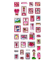 Sticker Kabartmalı Stiker Defter Planlayıcı Etiket (Lde018)-19x9cm - Mektup Pulu Kartpostal