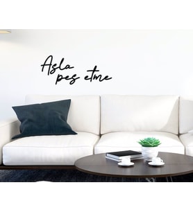 BK Home Asla Pes Etme Duvar Yazısı-1 (Siyah)