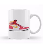 Jordan 1 High Og Light Fusion Red Kupa Bardak Porselen