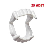 Plastik Vampir Diş (25 Adet)