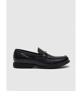 Hakiki Deri Siyah Erkek Loafer