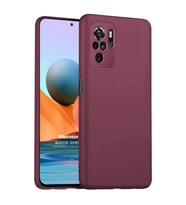 Microsonic Matte Silicone Xiaomi Redmi Note 10S Kılıf Mor